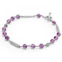 Gemstones<LAGOS Amethyst Beaded Bracelet
