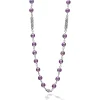 Chains<LAGOS Amethyst Beaded Necklace