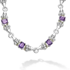 Gemstones<LAGOS Amethyst Caviar Beaded Necklace