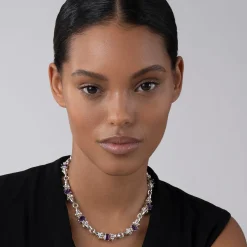 Gemstones<LAGOS Amethyst Caviar Beaded Necklace