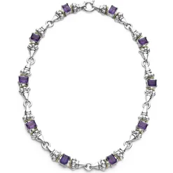 Gemstones<LAGOS Amethyst Caviar Beaded Necklace