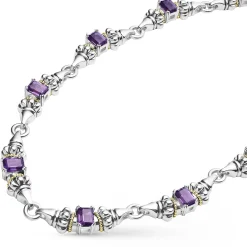 Gemstones<LAGOS Amethyst Caviar Beaded Necklace