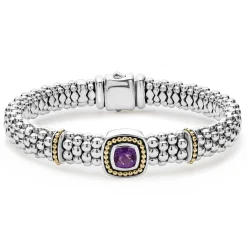 Gemstones<LAGOS Amethyst Caviar Bracelet | 9Mm