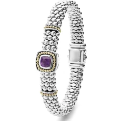 Gemstones<LAGOS Amethyst Caviar Bracelet | 9Mm