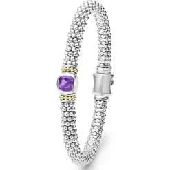 Gemstones<LAGOS Amethyst Caviar Bracelet | 6Mm