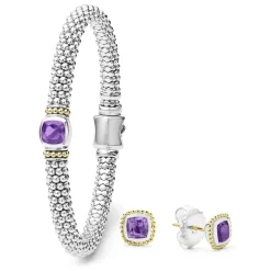 Two-Tone<LAGOS Amethyst Caviar Gift Set
