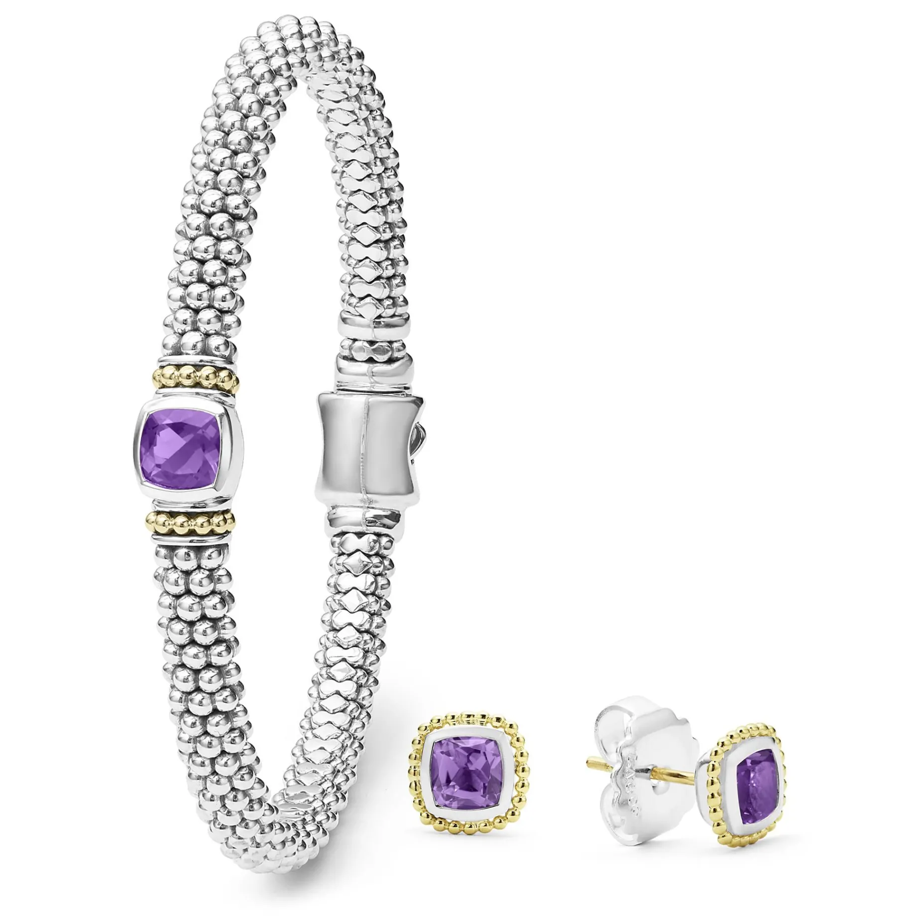 Gemstones<LAGOS Amethyst Caviar Gift Set