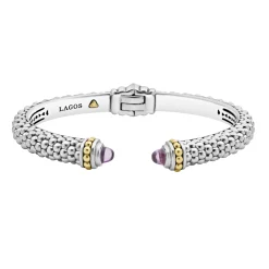 Cuffs<LAGOS Amethyst Cuff Bracelet | 8Mm