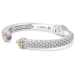 Gemstones<LAGOS Amethyst Cuff Bracelet | 8Mm
