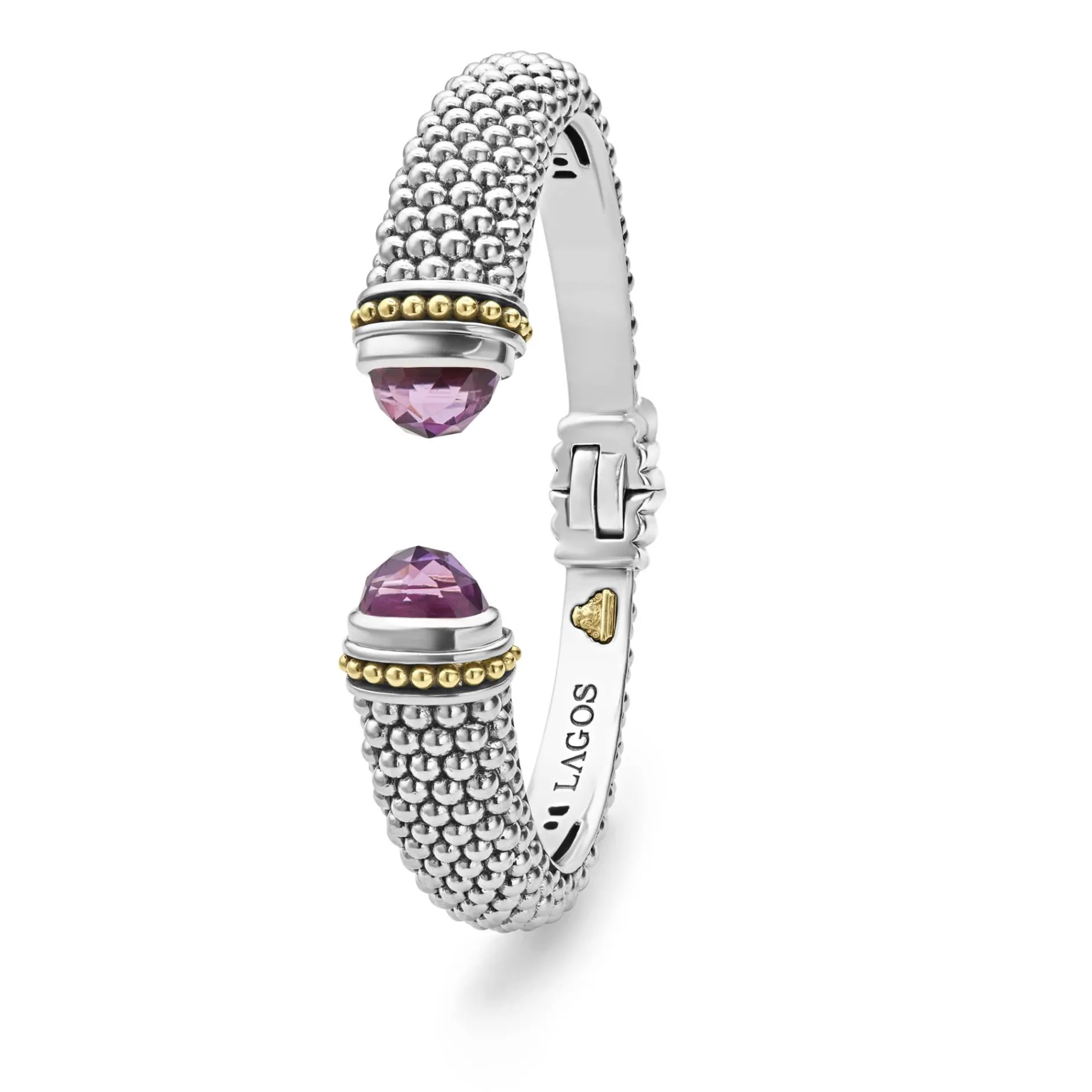 Gemstones<LAGOS Amethyst Cuff Bracelet | 12Mm