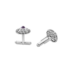 Cuff Links<LAGOS Amethyst Cuff Links