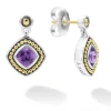 Gemstones<LAGOS Amethyst Drop Earrings