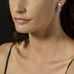 Silver<LAGOS Amethyst Earring Backs