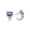 Gemstones<LAGOS Amethyst Huggie Earring