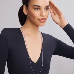 Silver<LAGOS Amethyst Necklace