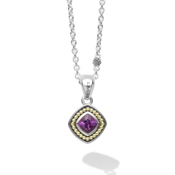 Gemstones<LAGOS Amethyst Pendant Necklace