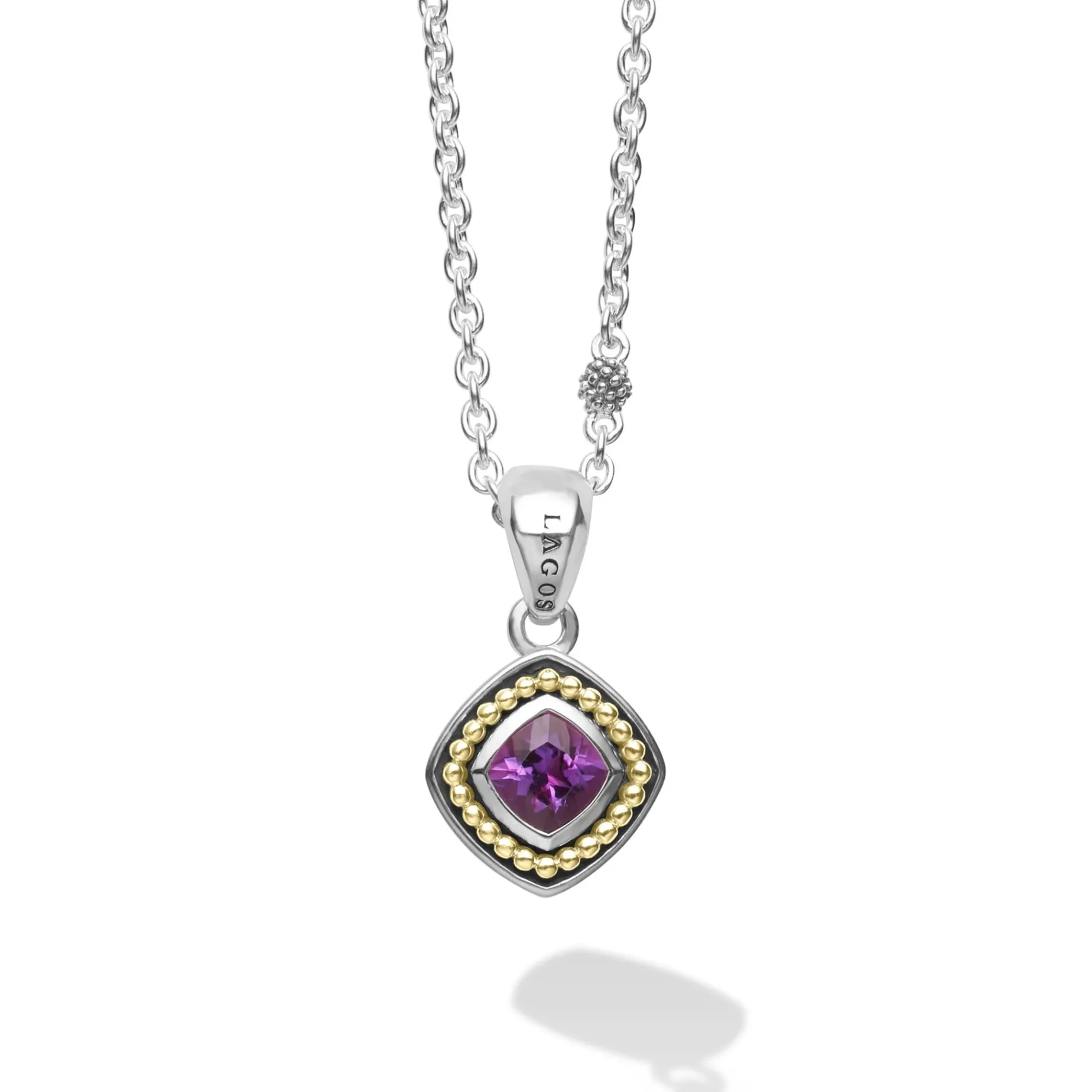 Gemstones<LAGOS Amethyst Pendant Necklace