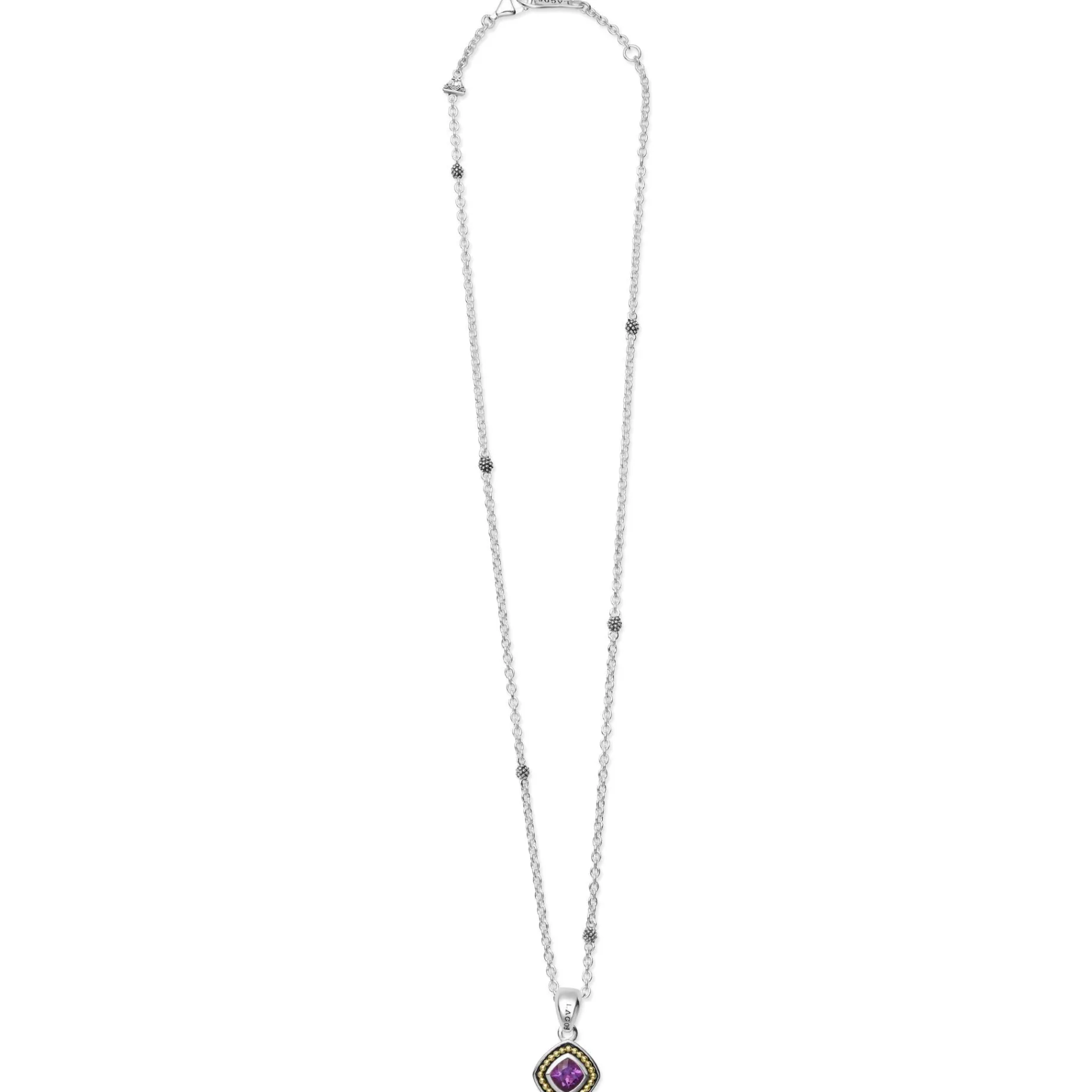 Gemstones<LAGOS Amethyst Pendant Necklace