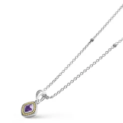 Gemstones<LAGOS Amethyst Pendant Necklace