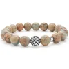 Silver<LAGOS Aqua Tera Jasper Silver Station Bead Bracelet