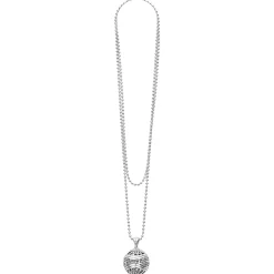 Silver<LAGOS Ball Pendant Necklace