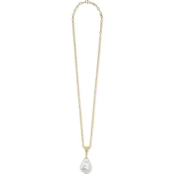 Gold<LAGOS Baroque Pearl Necklace