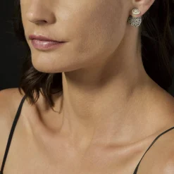 Caviar Earrings<LAGOS Beaded Diamond Stud Earrings