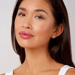 Gold<LAGOS Beaded 18K Gold Stud Earrings