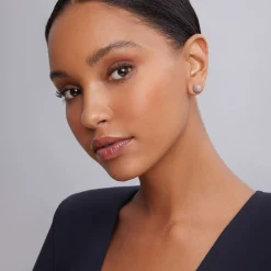 Caviar Earrings<LAGOS Beaded Silver Stud Earrings