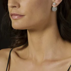 Caviar Earrings<LAGOS Beaded Silver Stud Earrings