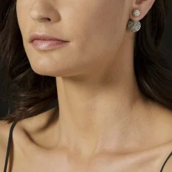 Caviar Earrings<LAGOS Beaded Silver Stud Earrings