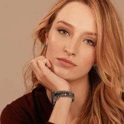 Caviar Earrings<LAGOS Beaded Silver Stud Earrings