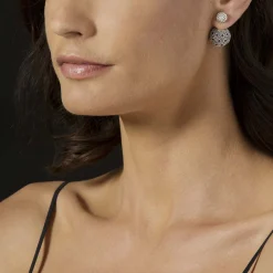 Caviar Earrings<LAGOS Beaded Silver Stud Earrings