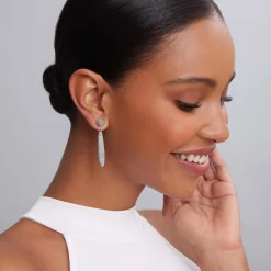 Silver<LAGOS Beaded Silver Stud Earrings