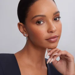 Stud Earrings<LAGOS Beaded Silver Stud Earrings