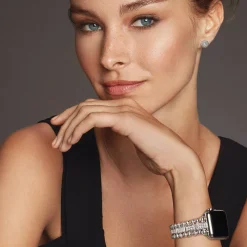 Stud Earrings<LAGOS Beaded Silver Stud Earrings