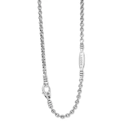 Necklaces & Chains<LAGOS Black Agate Fleur De Lis Amulet Necklace