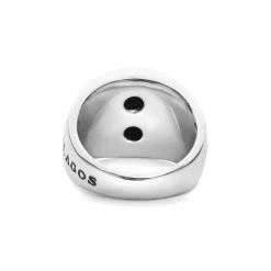 Rings<LAGOS Black Agate Oval Band Ring