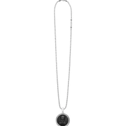 Necklaces & Chains<LAGOS Black Agate Skull Crossbone Amulet Necklace