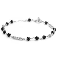 Caviar Bracelets<LAGOS Black Ceramic Beaded Bracelet