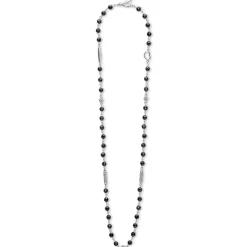 Chains<LAGOS Black Ceramic Beaded Necklace