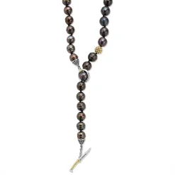 Necklaces & Chains<LAGOS Black Pearl Gold Station Bead Necklace