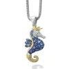 Gemstones<LAGOS Blue Sapphire And Diamond Seahorse Pendant Necklace
