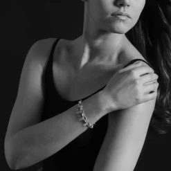 Silver<LAGOS Caviar Bead Link Bracelet