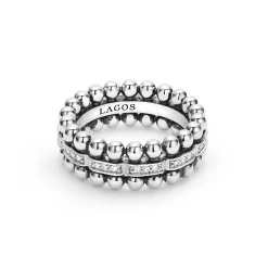 Caviar Rings<LAGOS Caviar Beaded Diamond Ring