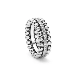 Caviar Rings<LAGOS Caviar Beaded Diamond Ring