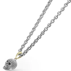 Necklaces & Chains<LAGOS Caviar Beaded Skull Amulet Necklace