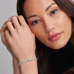 Diamonds<LAGOS Caviar Buckle Diamond Bracelet | 6Mm