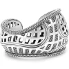 Silver<LAGOS Caviar Cuff Bracelet