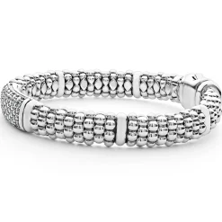 Diamonds<LAGOS Caviar Diamond Bracelet | 9Mm